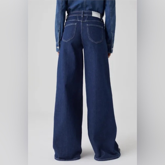 CLOSED Flared X Better Blue Wide Leg Denim Jeans 26 NWOT - Picture 2 of 10